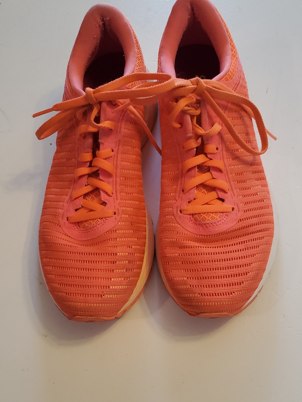 Asics Dyna Flyte 2 Women's Bright Orange Knit Lace-Up Running Shoes